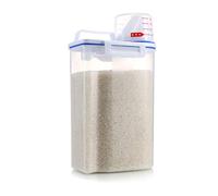 HEEPDD Baril de Stockage de Riz, Récipient Hermétique avec Couvercle de Tasse à Mesurer pour 2Kg de Stockage de Riz et de Céréales dans la Cuisine
