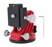 HEEPDD Base de Réglage en Latitude, Monture en Alliage D'aluminium Réglable de 0 à 90 Degrés avec Niveau à Bulle intégré, pour Télescope Astronomique Skywatcher et équipement D'as (Noir Rouge)