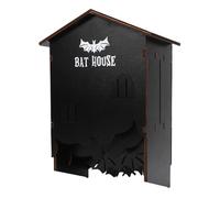 HEEPDD Bat House for Outdoor Boxwood 3 Chamber Proof Boîte à Refuge en Bois pour Jardin Patio Backyard (9.8x4.1x7in)