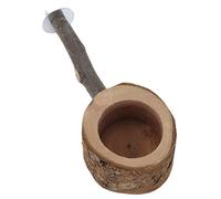 HEEPDD Bâton de Support pour Perroquets, Support pour Oiseaux en Bois de Pommier à Hauteur Réglable avec Bol de Nourriture pour Nourrir Les Perroquets et Les Petits Oiseaux