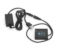 HEEPDD Batterie Factice de Caméra, Décodage Complet alimenté par USB DMW DCC11 pour Alimentation Continue avec Tension d'entrée 5 V pour Les Utilisateurs de GF3 GF5 GF6 GX7 GX9 GX80 GX85 LX100