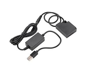 HEEPDD Batterie Factice de Coupleur CC, Construction en Plastique, Conception à Réduction de Chaleur, Compatible avec Les Appareils Photo