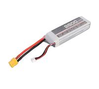 HEEPDD Batterie LiPo 2600 MAh, Source d'alimentation 11,1 V 3S RC avec Taux de Décharge de 35 C pour Un Temps de Vol prolongé en Avion, Drone, Bateau, Poids Compact de 200 G, Taille de 11,9 X 3,3 X
