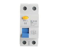 HEEPDD BL1E-63 Disjoncteur à Courant Résiduel 32A 1p N RCCB 230V 30mA, Taille Compacte, Protection contre les Fuites électriques et les Surcharges, adapté à la Distribution de Projets Domestiques et