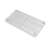 HEEPDD Bloc d'épissure de Bande, Ensemble d'épissure de Bande en Alliage 'Aluminium pour Bandes de 1/2 et 1/4 Pouces avec Coupe-Guide pour Enregistreurs de Bobine Universels (Gold)