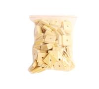 HEEPDD Blocs à Mâcher pour Perroquets, Paquet de 100 Jouets pour Cage à Oiseaux en Bois de Pin Naturel, à Mâcher sans Odeur pour Le Meulage des Dents, Petits Blocs en Bois pour la santé (100PCS)