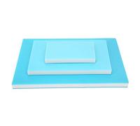 HEEPDD Blocs de Sculpture en Caoutchouc, 3Pcs Triple Couche BleuBleu Bloc de Tampon en Caoutchouc PVC pour Bricolage Projet débutants et professionnelsTampons