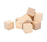 HEEPDD Blocs en Bois Endormis pour Artisanat Bricolage Cubes en Bois pour Décoration Domestique, 12 Morceaux de Pin pour les événements D'élaboration