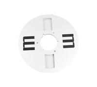 HEEPDD Bobine de Ruban Vide de 10,5 Pouces, Alliage d'aluminium, Argent, 1/4 Pouces, Conception à 4 Trous, avec Vis en Acier Inoxydable, Remplacement Universel pour les Lecteurs de Bande à Bobine