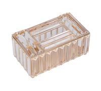 HEEPDD Boîte à Mouchoirs, Porte-Mouchoirs plaqué or, Structure de Cadre Stable, Stockage de Mouchoirs à la Mode pour les Fournitures de Stockage à la Maison ou au Bureau (GOLD)