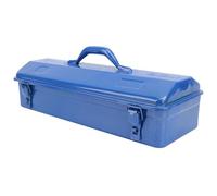 HEEPDD Boîte à Outils en Métal Bleu Design élégant avec un Grand Espace de Rangement pour Outils Portable pour les Mécaniciens et les Amateurs de Bricolage Finition Bleue Vibrante Organise