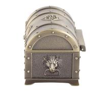 HEEPDD Boîte de Rangement de Bijoux en Métal Vintage avec Mesures Protection, pour Les Filles, Conception Spacieuse et Polyvalente, Petite et Portable pour Les Femmes (Trompette Qinggu)