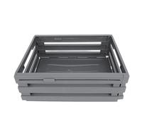 HEEPDD Boîte de Rangement Rétractable, Bac de Rangement Extensible en PP, Conception Réglable de 30,5 à 51,5 Cm pour Chambre à Coucher, Bureau, Conteneur Permettant d'économiser de l'espace (GRAY)
