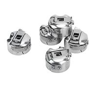 HEEPDD Boîtier de Canette de Machine à Coudre 5 Pièces, Pièces de Rechange Durables en Acier Inoxydable pour Machines à Coudre Plates Industrielles, y Compris et