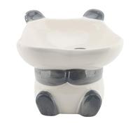 HEEPDD Bol à Collation Panda, Bol de Nourriture Mignon en Céramique pour Animaux de Compagnie et Enfants, de Service de Bonbons d'animaux de Dessin animé Multifonctionnel pour la Maison ou Le Bureau
