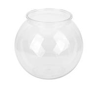 HEEPDD Bol à Poisson Rond en Plastique, Incassable de Petit Bol à Boissons Vase à Fleurs de Globe pour Décorations Boissons Golffish étang Carnaval Gibier Maître Vases Nan Nan (S)