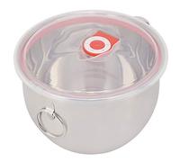 HEEPDD Bol Bol à Nouilles isolé en Acier Inoxydable avec Couvercle scellé, 1300 Ml, Portable, Poignée Anti-brûlure, 15,5 X 9,5 Cm, Rangement de Cuisine Nan