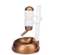HEEPDD Bol de Distributeur d'eau Stagnable Réglable avec Poste Amovible, Mangeoire Multifonctionnel pour Chiens