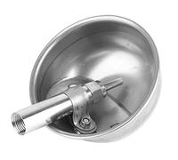 HEEPDD Bol d'eau Potable pour Porcs, Distributeur d'eau Automatique en Acier Inoxydable avec Trous de Fixation, Hauteur 13 Cm pour Porcs de Ferme, Système 'économie de Travail