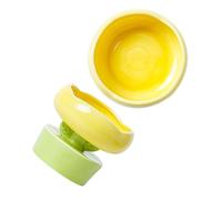 HEEPDD Bol surélevé pour Chat, Bol de Nourriture surélevé en Céramique pour Chat à Haute stabilité, Conception Anti-vomi pour et Petits Chiens (Yellow)