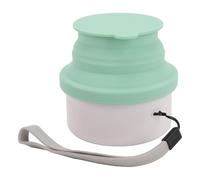 HEEPDD Bols de Voyage Bol à Chiens, 150 ML de Chiens de de Silicone Portable de Voyage de Camping pour Conteneur de Nourriture pour Petits Voyageant Camping-Car à Pied Nan (Blue)