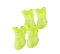HEEPDD Bottes de Pluie pour Animaux de Compagnie, Chaussures Imperméables en Silicone pour Animaux de Compagnie, Bottes Antidérapantes pour Chiens, Utilisation en Extérieur pour Petits Chiens et (M)