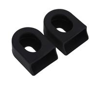 HEEPDD Bottes de Protection Contre Les Bras en Gel coloré, 2 Pcs Accessoires pour la Plupart des Carreaux de Vélo (Black)