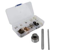 HEEPDD Boucle de Lacet, Laiton et Résine, Crochet de Lacet de Botte Durable pour l'artisanat de Bricolage, Modification et Réparation de Vêtements (10mm)