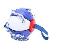 HEEPDD Boule de Chien pour Mâcher Agressif, Mâtement Résister au Chien de Chien Jouet à Mâcher Dur avec Corde pour Exercice D'entraînement en Plein Air Jeu Interactif (Blue)