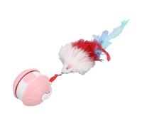 HEEPDD Boule de Jouet de Chat Interactif, Capteur de Mouvement Automatique Rechargeable Kitty Play Balle avec Modes Multi-Modes Technologie D'évacuation Silencieuse pour Les Chats (Pink)