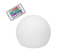 HEEPDD Boule Lumineuse LED RGBW, 16 Couleurs, 4 Modes, Télécommande, Lampe Globe de 6 Pouces, 12 Oz, Fonctionne à Piles, pour Chambre à Coucher, Décoration de Fête à la Piscine