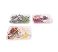 HEEPDD Bounques de Fleurs Séchées Kit de Matériaux de Fabrication de Fleurs Artificielles pour Artisanat Bricolage Bouquets de Mariage à la Maison avec des Fleurs Séchées pour la