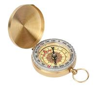 HEEPDD Boussole Extérieure, Boussole de Survie avec Cadran Lumineux et Conception Portable pour la Randonnée et L'Aventure Extérieure, Camping en Cuivre Durable Nan Alpinisme et Camping