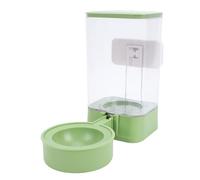 HEEPDD Bouteille d'eau pour Lapin de 1,5 L, Distributeur d'eau Automatique à Suspendre pour Cage avec Bec Anti-Goutte, pour Lapin, Chinchilla, Cochon d'Inde, Petit Chien, Chat (Green)