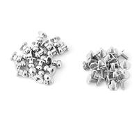 HEEPDD Bouton de Rivet en Cuivre, 20 Pièces Rivets à Clous à Vis pour L'artisanat du Cuir avec des Bords Lisses Outils de Réglage pour la Décoration de Sac à Main de Fourreau de