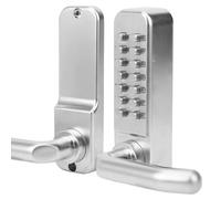 HEEPDD Boutons de Portes Smart Keylesslesles sans Alliage de Zinc Verrouillage de Porte Mécanique pour la sécurité à Domicile, Entrée de Mot de Passe pour la sécurité à Domicile, Entrée de Mot de