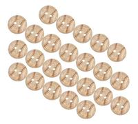 HEEPDD Boutons en Bois en Vrac, Boutons en Coquille de Noix de Coco avec 4 Trous, Idéaux pour l'artisanat de Couture et les Projets Artistiques pour Enfants en Bois en Vrac, Accessoires de Vêtement