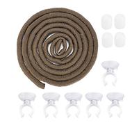 HEEPDD Branche Flexible de Reptile, Branche d'escalade de Reptile, Artificielle pour Amphibiens Reptiles Arboricoles Aquarium Reptile Boîte Aquarium (L)