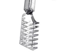 HEEPDD Brosse de Déménagement à l'échelle de Poisson, en Dents de Scie en Acier Inoxydable Effrayantes pour Le Chef Cuisinier de Cuisine de Cuisine Nettoyage de Fruits de Mer Nan