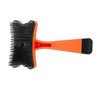 HEEPDD Brosse de Toilettage pour Animaux de Compagnie, Brosse à Linge à Auto-Nettoyage et à Perte de Cheveux Longs pour Chiens Cats Enlève Doucement (Orange)