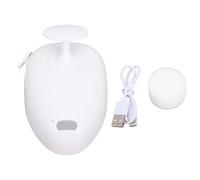 HEEPDD Brosse de Toilettage pour Chats Brosse de Pulvérisation de Compagnie 3 en 1 avec Une Conception de Bouton pour L'épilation Massage et Le Délecture Contrôle de la Brosse à Eau (White)