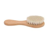 HEEPDD Brosse en Laine pour Cheveux de bébé, Brosse en Bois à Poils Doux pour le Bain et l'allaitement Doux de bébé, en Laine pour Cheveux de, Salle de Bain en de Chèvre Naturelle