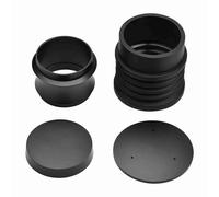 HEEPDD Broyeur Alimentaire électrique, Trémie à Dose Unique en Alliage d'aluminium pour Mini Moulin à café, avec Soufflet en Silicone, Design Compact, Noir pour Mini Moulin café, avec (Tapez 3)