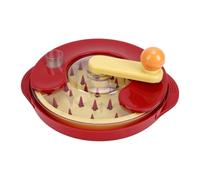 HEEPDD Broyeur de Viande, Conception Rotative Manuelle pour Poulet et Bœuf (rouge)