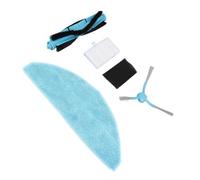 HEEPDD Brushes Robot Aspirateur Pièces de Remplacement, 1 Brosse Principale 2 Brosse Latérale 2 Vobines Vobot Filtre d'Aspirateur approprié adapté au Conga 7490 Immortal Nan