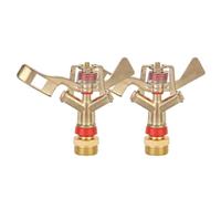 HEEPDD Buse d'Arrosage de Rocker en Alliage en Alliage en Zinc, Distance de Pulvérisation 25m Arrache de Jardin d'arraches de Jardin Arrosage de Filetage Mâle Buse 'Irrigation Saupoudrer pour Les