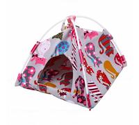 HEEPDD Cabane pour Nid D'oiseau, Tente Suspendue pour Grotte D' de Perroquet avec Tapis Double Face, Accessoires pour Perroquets de Petite et Moyenne Taille, Perruches, (Chaton)