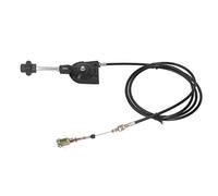 HEEPDD Câble de Commande d'accélérateur de Pelle, PU et Acier Inoxydable, Réponse Rapide de l'accélérateur, Fil d'accélérateur Flexible pour Pelle EX230, Longueur de 2,5 Mètres