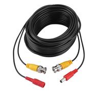 HEEPDD Câble d'Extension BNC CCTV, Extension Vidéo et Alimentation CC 5M pour Systèmes de Vidéosurveillance et Moniteurs LCD Câble d'Extension BNC CCTV, Accessoires de sécurité Nan Coaxiaux