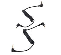 HEEPDD Câble électronique 3,5 Mm vers Câble de Synchronisation Flash C1 Mâle pour 70D, enroulé, Noir, 30-80 Cm, Réponse Rapide, Plug and Play pour 70D, enroulé, Noir, 30-80 Cm, Rapide